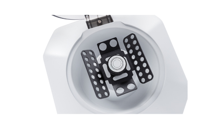 Centrifuge speed: 1500~4000rpm, operation modes: centrifugation, mixing, centrifugation + mixing, 8-tube carrier, 1.5/2mL centrifuge tube carrier